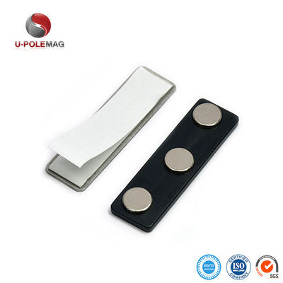 3m selbstklebende Rückendeckung Kunststoff-Namenmarke 12g Drei-Scheiben-Magnete Stang-Magnet