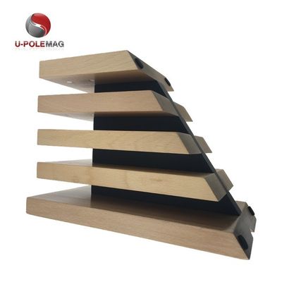 Personalisiertes Logo Nachhaltiges Holz Küchenmagnetisches Messer Blockhalter für Nachhaltiges