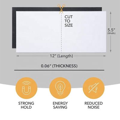 Magnetische Lüftungsabdeckungen 5,5&quot; x 12&quot; Weiß für Boden- oder Deckenlüftungen und Luftregister