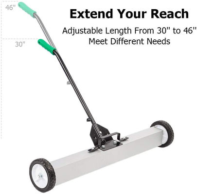 7' 18cm Räder Handschub Magnetische Nagelschrauben Feger für einfaches und effektives Abholen