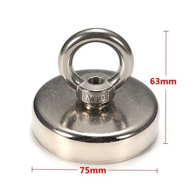 Komposit Neodymium Magnet Recovery Detektor für Schatzsuche Max 500lbs Zugkraft