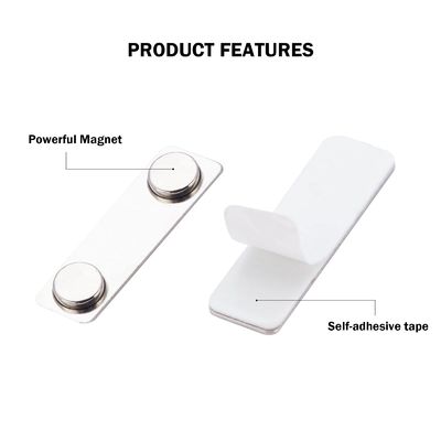310g 45x13mm selbstklebender Schaum starker magnetischer Namensschild mit zwei Magneten perfekt
