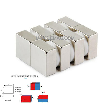 Direkt F20x20x10mm N50 N52 Rechteck Neodymiummagnet mit ISO9001 2000 Zertifizierung