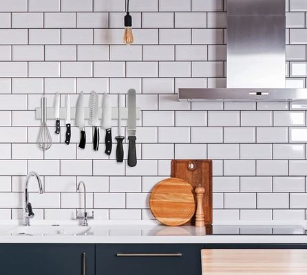 Bar Design Edelstahl Küchenmagnetischem Messer Utensilienhalter für Hausorganisator