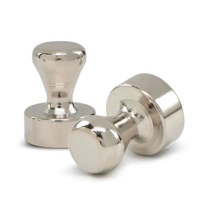 Nickelbeschichtung Neodym Magnetstahl-Push Pin für Büro und Kühlschrank