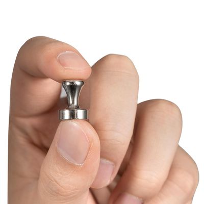 Nickelbeschichtung Neodym Magnetstahl-Push Pin für Büro und Kühlschrank