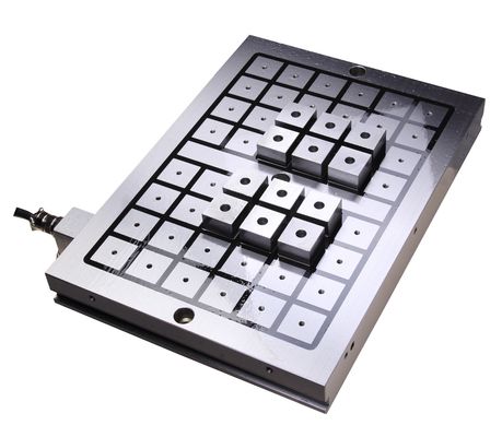 50x50mm Stange CNC-Bearbeitungszentrum Elektro-permanente magnetische Schacht für glattes Schneiden