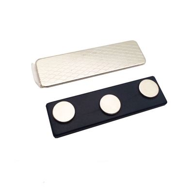 Weltmarkt Magnetische Namensschilder/Abzeichen/Inhaber aus Edelstahl mit magnetischen Anhängen