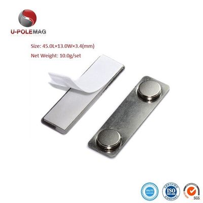 Weltmarkt Magnetische Namensschilder/Abzeichen/Inhaber aus Edelstahl mit magnetischen Anhängen