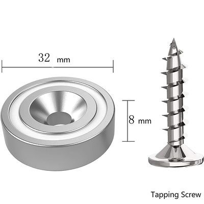 Neodymidiomagnete Neodymimagnetische Tasse mit Countersunk Loch ca. 25-30 Tage