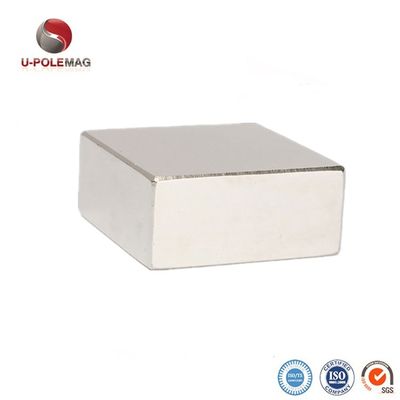 N45 Neodymiummagnet F50x50x10mm ca. 190g für industrielle und schwere Anwendungen