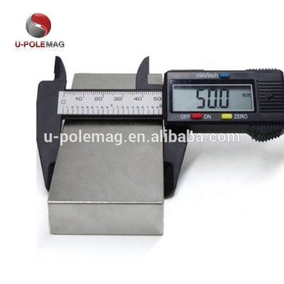 Sinterterter Seltenerdmagnet Probe Mächtiger Permanenter Magnetischer Quadratmagnet 50*50*25
