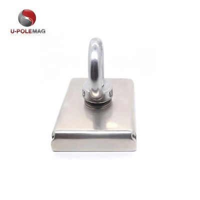 Individuell angepasster rechteckiger, quadratischer Topfmagnet mit M10-Augenschraubschraubschraubschraubschraubschraubschraubschraubschraubschraubschraubschraubschraubschraubschraubschraubschraub