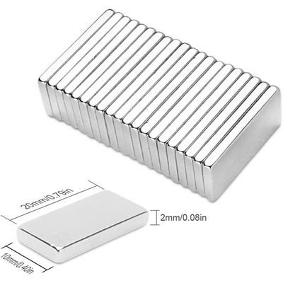 Toleranz /-0,05 mm Nickelbeschichtete superstarke N45 Neodymmagnete für rechteckige Blöcke