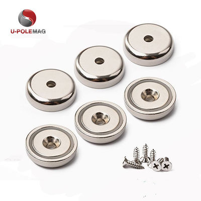 HTN04-60x15-8.5mm Neodym-Gefäßmagnet mit Ni-Cu-Ni-Beschichtung