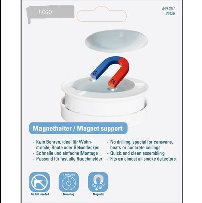 Dauerneodymmagnet für 3M-Klebstoffrauchmelder