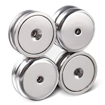 Neodym-Magnet N52 Rundbasis mit Gegen-Sunk-Loch ±0,05MM Toleranz Starker Magnet