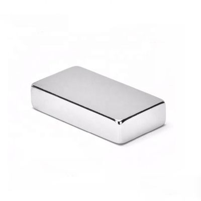 80C-220C Temperaturbeständig N52 40x20x10 Neodym-Magnet mit Nickellack
