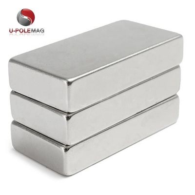 80C-220C Temperaturbeständig N52 40x20x10 Neodym-Magnet mit Nickellack