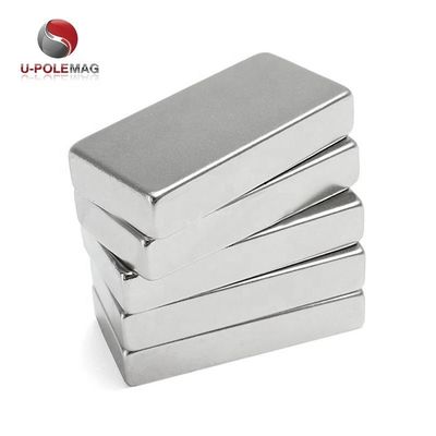 80C-220C Temperaturbeständig N52 40x20x10 Neodym-Magnet mit Nickellack