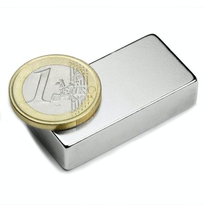 40*20*10mm N52 Neodym-Blockmagnet mit Achsmagnetismusrichtung und ±1% Toleranz