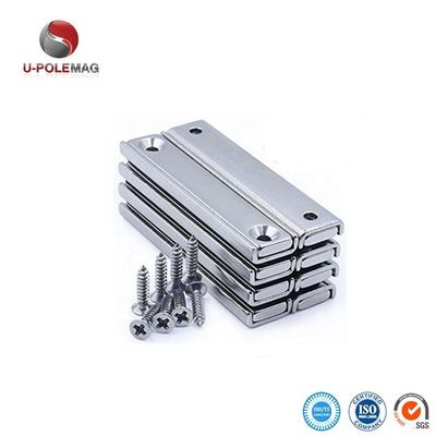 LSCM-60 60x13.5x5mm Ndfeb Neodym-Eisen-Bor-Permanenter Magnet mit M6-Lochgröße