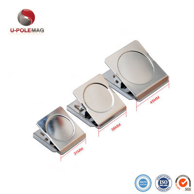 31 mm / 38 mm / 45 mm Edelstahl-Clip/Clamp Kühlschrankmagnete für Zuhause oder Büro