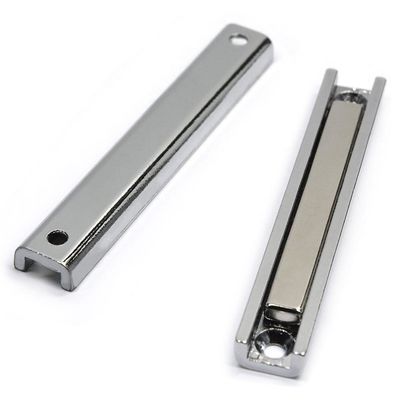 45 lbs Zugkraft U-Form Neodym-Kanalmagnet mit 50 LB Halteleistung