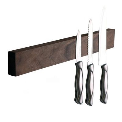 ISO9001/ISO14001/CE/ROHS zugelassene Walnuss-/Kautschukholz-/Ahorn-/Cherry-Magnetmesserblöcke