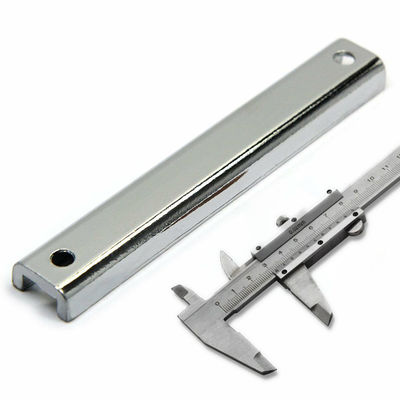 45 lbs Zugkraft U-Form Neodym-Kanalmagnet mit 50 LB Halteleistung
