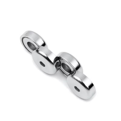 Gegenbohrloch NdFeB Topfmagnet D16MM /- 0 Toleranz Nickelplattierte Ni-Cu-Ni-Beschichtung