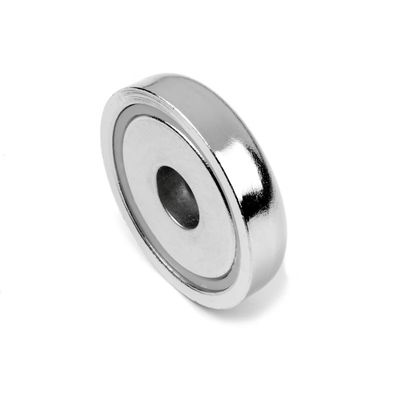 32 mm Neodym-Töpfmagnet mit Gegensenkloch 32 kg Zugkapazität 1,26 Zoll Durchmesser