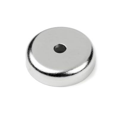 32 mm Neodym-Töpfmagnet mit Gegensenkloch 32 kg Zugkapazität 1,26 Zoll Durchmesser