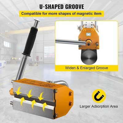 1000 kg tragbares manuelles Dauermagnetlifter ideal für Schwerlastheben
