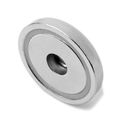 D42mm Topfmagnet mit rundem Neodymium-Magneten und starker Verschiebungskraft