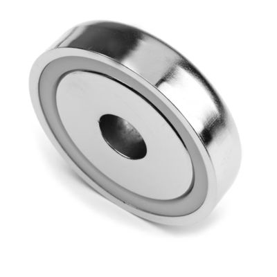 35 LB Zugkraft Montage-Magnete mit gegenbohrtem Loch und Topf Durchmesser D 60 mm