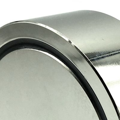 Neodymium-Fischmagnet mit M8-Augenbolze und 80 kg Zugkraft 48 mm Durchmesser
