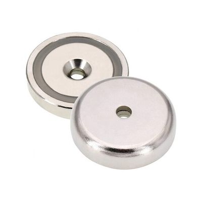75 kg Kraft Neodymium NdFeB Flachpot Magnet mit Countersunk Montage Loch D48x10.8mm