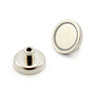 Zusammengesetztes Material Rund NdFeB Magnet Neodym Pot Magnet D60mm mit 160kg Kraft