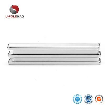 Nickelbeschichtet F50x10x5mm N48 Schwerlastmagnet aus Neodymium-Stäbe aus seltenen Erden für Industriezwecke