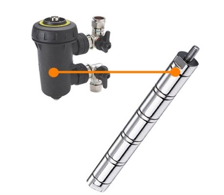 12000Gs NdFeb hochwertiger SS304 Neodym-Magnetstäbe-Filter zur Reinigung von Unreinheiten