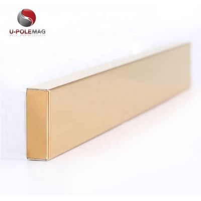 Außenraum Freisetzung Goldfarbe Titan Magnetmesser 400x45x15mm Größe