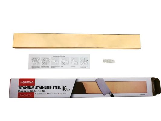Außenraum Freisetzung Goldfarbe Titan Magnetmesser 400x45x15mm Größe