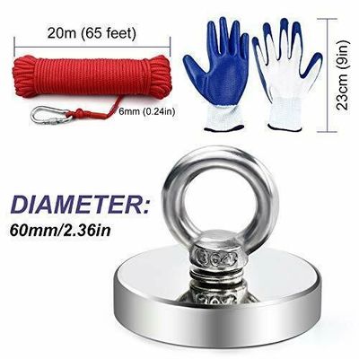 Schraubgröße M10 starker einseitiger Fischermagnet Superstarker magnetischer Fischer Satz Dauer