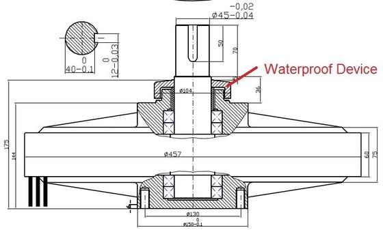 Individuell angepasste Windturbine mit 1 kW Innenrotorachse mit selbstgemachtem Permanentmagnetgenerator