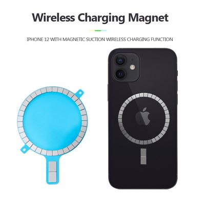 Schneiden Industrie Magnetblatt für Magsafe drahtloses Ladegerät Magnet Ring Auto Mobiltelefonhalter für iPhone 13 12 11