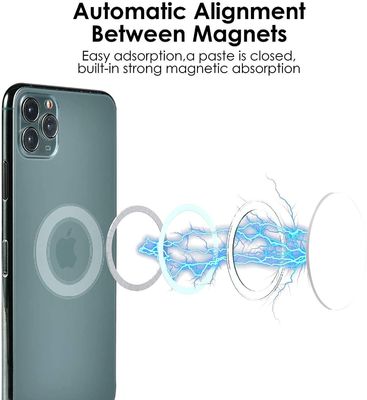 Schneiden Industrie Magnetblatt für Magsafe drahtloses Ladegerät Magnet Ring Auto Mobiltelefonhalter für iPhone 13 12 11