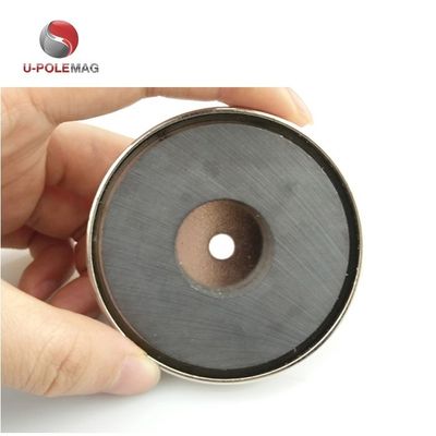 ± 1% Ferritmagnetische Befestigungsmittel Rundbasis-Töpfmagnet für allgemeine Werkzeuge