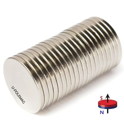 Ndfeb-Magnet 1,26" x 1/8" Disc Seltenerd-Permanenter Magnet Industrie-Magnet
