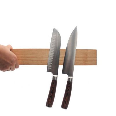 Holzmagnetstreifenregal Magnetmesserhalter Magnetsaugung Hang Hebel Küchenzubehör